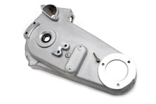 Load image into Gallery viewer, Motorshop Replica Inner Primary Cover for motorcycle drive line, showcasing a sleek metal finish and detailed design.