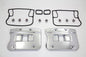 Motorshop chrome Top Rocker Box Cover Set for motorcycle engine, shiny and detailed with bolt accents.