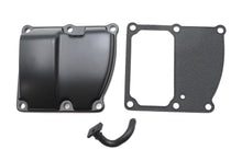 Load image into Gallery viewer, Black MOTORSHOP M8 transmission top cover kit installed on a vehicle, showcasing durable transmission components.