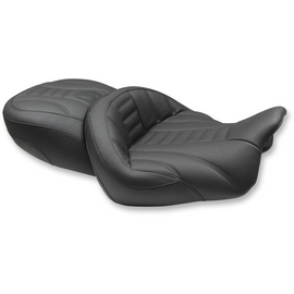 MUSTANG DELUXE SUPER TOURING SEAT (WITH BACKREST) 08-23 BAGGERS - The Speed Shop Canada