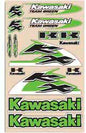 N-Style Kaw Univ Kit V. 2 graphic decals, black and white stickers featuring Kaw logo and university-themed designs.