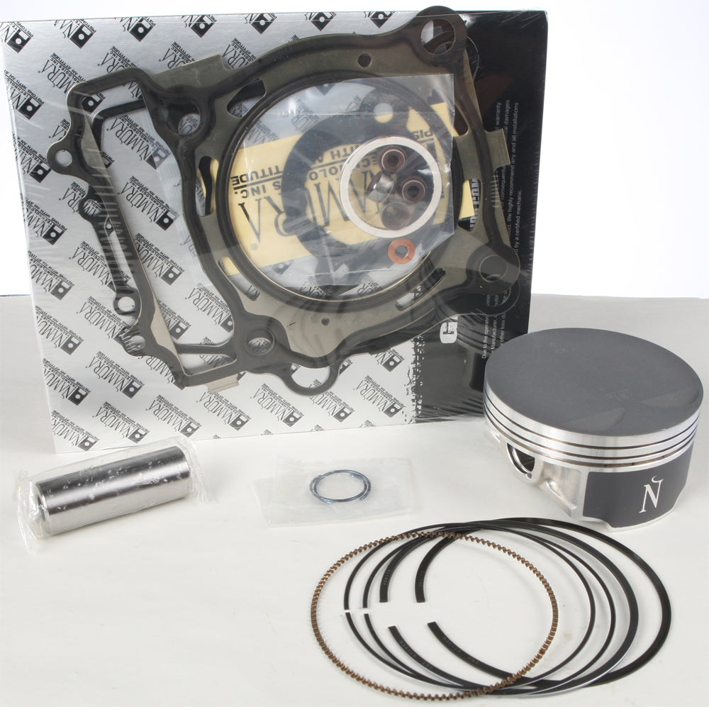NAMURA Top End Kit for 97-07 models, includes piston components with +0.50mm and 11:1 compression ratio, for motorcycle engine repair.