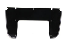 Load image into Gallery viewer, Black beaded lower windshield for sissy bar, designed by National Cycle, shown on a motorcycle with a sleek, protective glass surface.