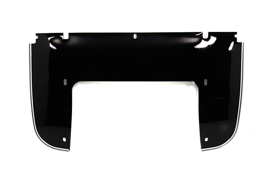 Black beaded lower windshield for sissy bar, designed for motorcycle windshields by National Cycle.