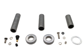 OE front wheel hub bearing kit for wheel and tire, showing the assembled bearing components and packaging.