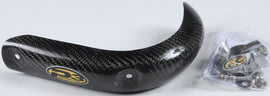 P3 brand heat shield for exhaust system, made of durable carbon fiber, with a sleek black finish.