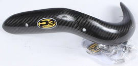 P3 heat shield made of carbon fiber for exhaust system, model 670-201053, with a sleek black textured finish.