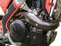 P3 Heat Shield Carbon exhaust part for FMF HON 670-205077, designed to protect and enhance motorcycle exhaust performance.