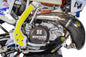 P3 Carbon Fiber Pipe Guard for exhaust system, lightweight and durable protective cover with black carbon fiber finish.