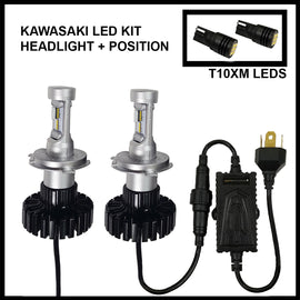 Pathfinder LED bulb kit for Kawasaki Concours motorcycle, includes illumination bulbs for improved visibility and lighting.