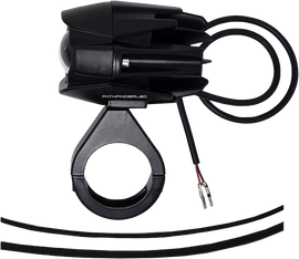 Pathfinder 16W LED driving spotlight with 3-way function, focused beam for vehicle illumination and enhanced visibility.