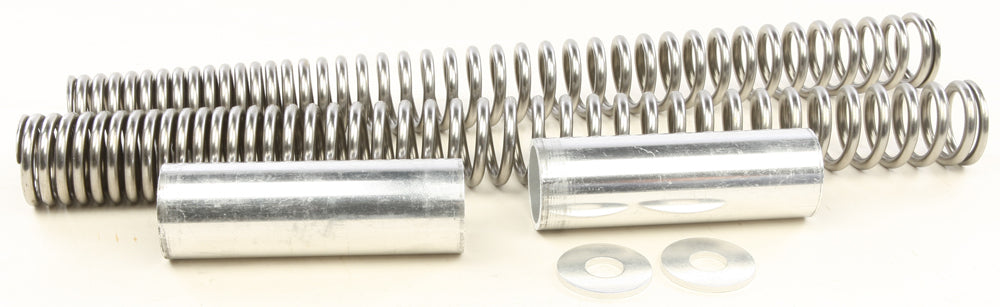 PATRIOT multirate fork springs for suspension, 49mm, showing the black coil springs with branding details.