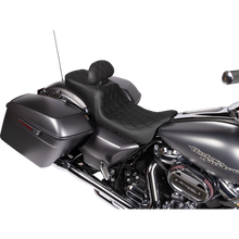 Load image into Gallery viewer, DRAG PERFORMANCE PREDATOR 2UP SEAT C/W BR HARLEY DAVIDSON BAGGER 08-23 - The Speed Shop Canada