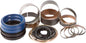 Pivot Works suspension seal and bushing kit for motorcycle forks, includes replacement seals and bushings for fork maintenance.