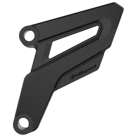Polisport Plastics black front sprocket protector for motorcycle, durable plastic guard with product code 64-846841.