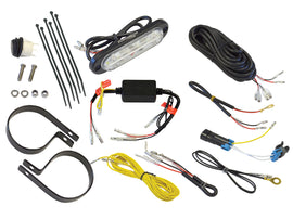 Powermadd UTV reverse light kit with illumination, featuring durable housing and bright LED bulbs for enhanced visibility.