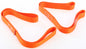Orange Powertye Soft-Tye tiedown, 1 inch by 18 inches, with flexible soft-tie design for secure cargo fastening.