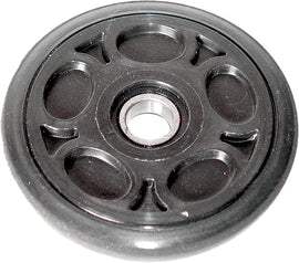Black PPD Idler Wheel, 7.00-inch diameter and 20mm width, designed for industrial machinery.