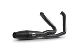 RED THUNDER 2:1 EXHAUST CLASSIC 18-25 M8 HARLEY DAVIDSON SOFTAILS