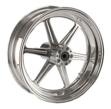 Load image into Gallery viewer, 21x3.5' POLISHED FRONT REVOLVER WHEEL HARLEY DAVIDSON MODELS 00-25 - The Speed Shop Canada