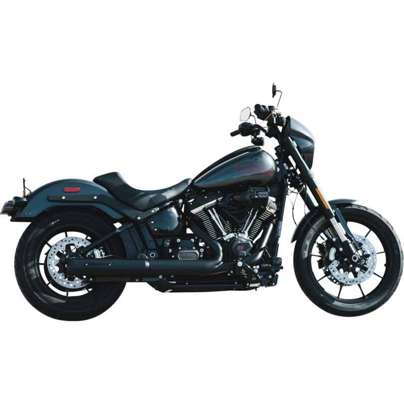Chrome Rinehart Racing HP40 4-inch slip-on muffler exhaust for Harley Davidson Softail models 2025-2026.
