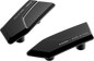 Pair of black RIZOMA mirror block-off plates for BMW, designed as accessories, with the product code 58-BS561B.