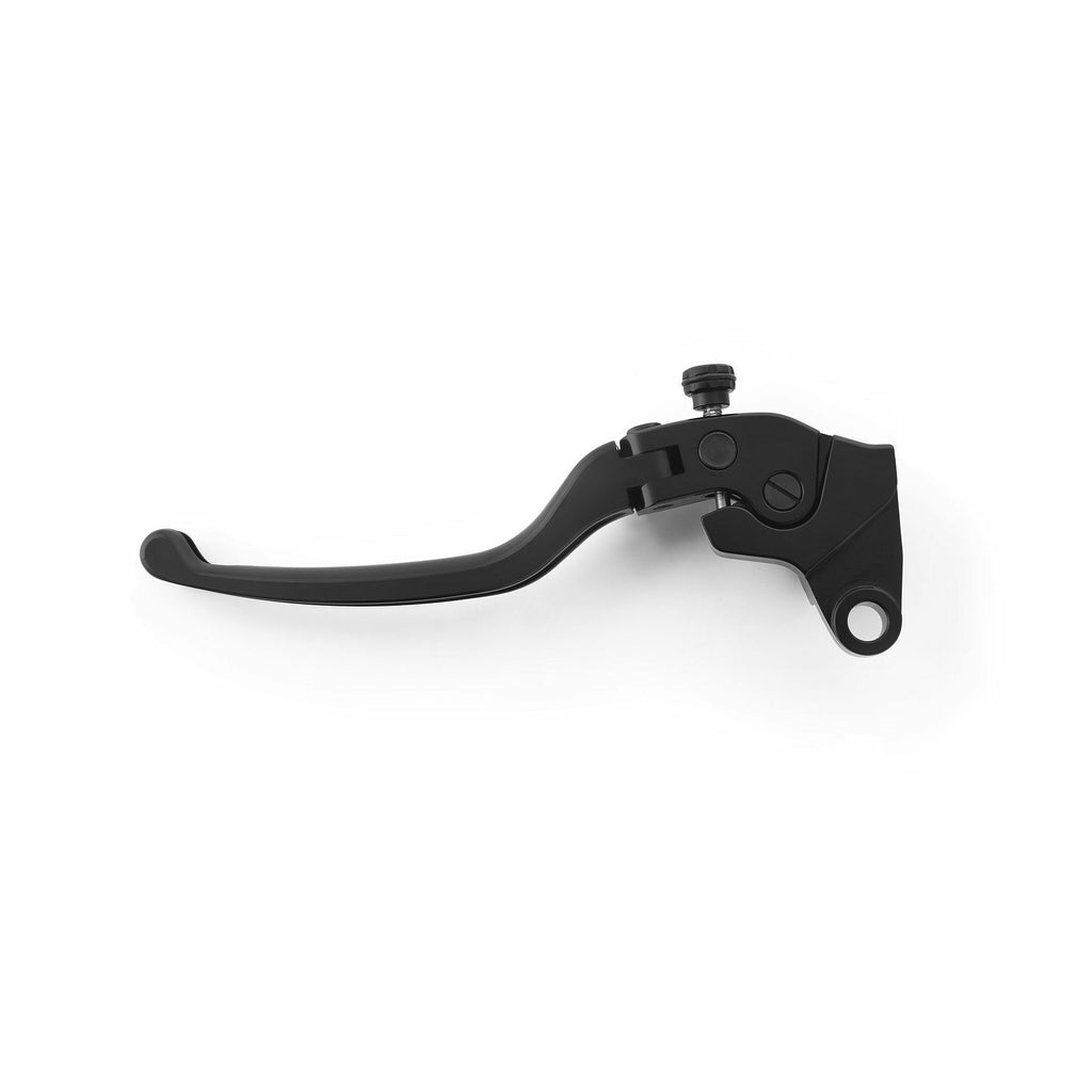 Black RIZOMA 3D clutch lever for BMW motorcycle, showcasing sleek design and ergonomic grip.