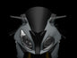 Pair of RIZOMA Stealth Sport Black Mirrors for BMW, sleek motorcycle mirrors with aerodynamic design and matte black finish.