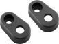 RIZOMA black turn signal mounting kit with two adjustable brackets for motorcycle indicators, model 58-FR231B.