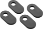 RIZOMA turn signal mounting kit with four black brackets, compatible with motorcycle turn signals, model 58-FR218B.