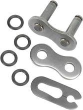 Load image into Gallery viewer, Steel Master Link 520so clip chain by RK EXCEL, showing the durable steel link with secure clip for heavy-duty applications.