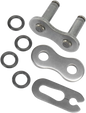 Steel Master Link 520so clip chain by RK EXCEL, showing the durable steel link with secure clip for heavy-duty applications.