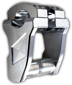Pivoting Handlebar Riser Chrome 3