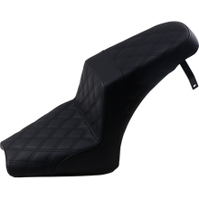 Load image into Gallery viewer, SADDLEMEN STEP UP SEATS BLACK LATTICE INDIAN SCOUTS - The Speed Shop Canada
