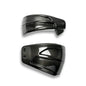 SAWICKI Exhaust carbon fibre side covers for Harley M8 Softails 2018-2024, sleek fenders with a lightweight, high-performance design.