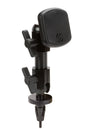 Scosche Terra Magicmount Pro fork stem accessory for vehicle mounts, shown attached to motorcycle handlebar.