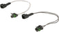 Scosche 4-pin 10-inch universal harness for audio, visual, and communication applications, compatible with various electronic devices.