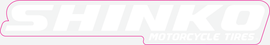 White Sedona 20-inch die-cut sticker by Sedona, featuring a detailed design, shown on a plain background.