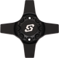 SEDONA Dual Drill Cap for wheels in matte black, a durable wheel component designed for easy installation and stylish finish.