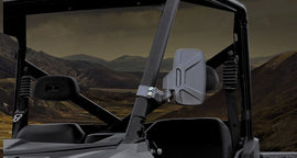 SEIZMIK folding side mirror for vehicles, featuring a durable black housing and adjustable design.