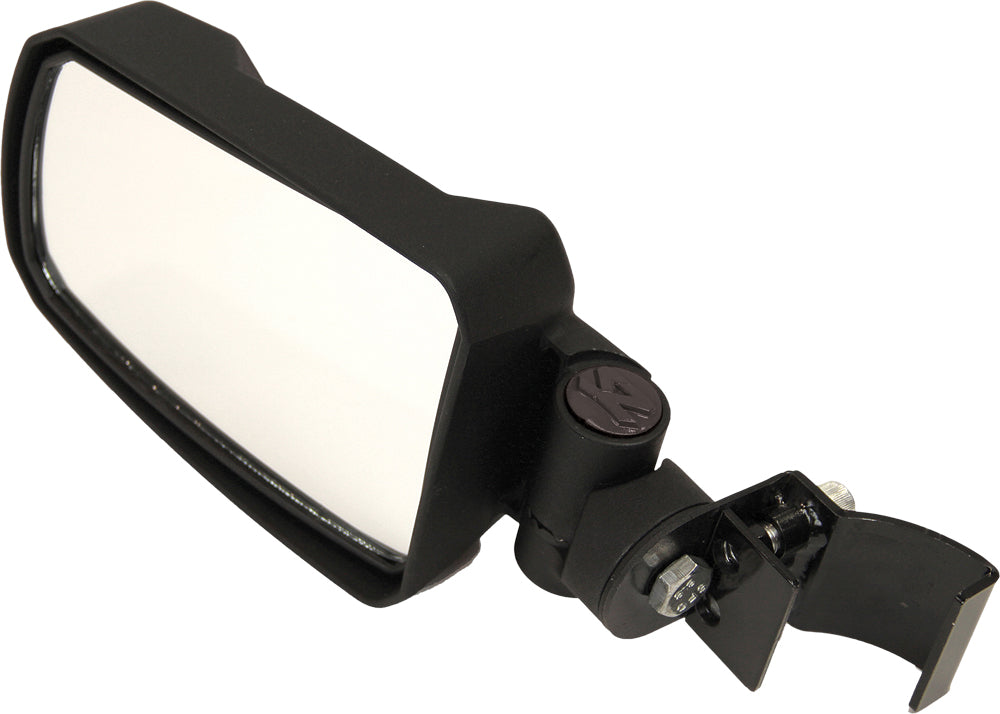 Pair of SEIZMIK Pursuit Side Mirrors for Polaris Pro Fit side mirrors, black finish, durable motorcycle or ATV mirror set.