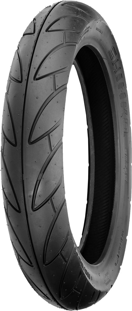 Shinko 740 Series front off-road tire, 110/70-17 size, bias ply, 54H load rating, mounted on motorcycle wheel.