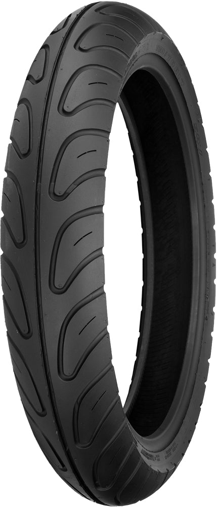 Shinko Podium Front Tire 130/70ZR16 61W radial motorcycle tire mounted on wheel for front use