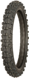 Shinko Tire 524 Series front 80/100-21 bias tire for motorcycle, featuring tread pattern and sidewall detail.