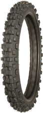 Shinko Tire 524 Series front 80/100-21 bias tire for motorcycle, featuring tread pattern and sidewall detail.