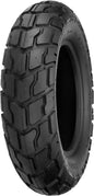 Shinko SR426 Series front or rear motorcycle tire, 120/90-10 66J bias ply with tread pattern, suitable for various bikes