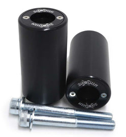 Shogun Pa2 Body Frame Sliders No Cut for motorcycle protection, featuring durable construction and easy installation.