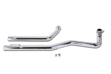 Load image into Gallery viewer, VTWIN  HARLEY SHOVELHEAD HIGH SHOTGUN PIPES CHROME - The Speed Shop Canada