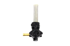 Black Petcock with Nut and 90 Left Outlet