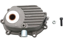 Load image into Gallery viewer, Sifton Kick Starter Cover Finned for transmission, black metal with cooling fins, designed to protect and enhance engine appearance.